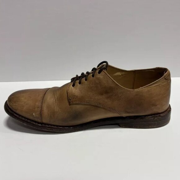 Bedstu Men’s Bessie, Tan Rustic Oxford Dress Shoes, Size 9.5 M main image 5